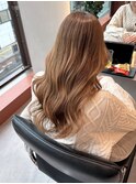 初めてのブリーチでナチュラルベージュ