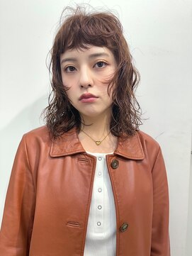 キャロルガーデンズ ボコカ 表参道(Carroll Gardens bococa) 抜け感ニュアンスパーマボブ