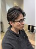 似合わせカット+フェザーパーマ
