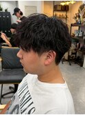 宇都宮メンズカットメンズパーマツイスパ波巻きスパイラルパーマ