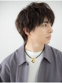 20代30代フェザーパーマ束感スーツ学生メンズショートg南越谷