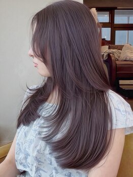 ミルティ(Myrtille)の写真/顔まわりレイヤーなら長さを変えずに雰囲気が変わる＆小顔に見える♪大人女性に似合う上品なヘアををご提案