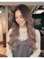 グッドフェローズ ミナミホリエ(GoodFellas minamihorie)&nbsp;透明感くびれロングレイヤー×羽エクステ韓国ヘア小顔カット艶感