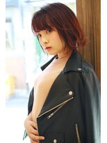 トヌコア ルア 下北沢店(TONUKOA RUA)&nbsp;【TonukoaRua】切りっぱなしピンキッシュボブ