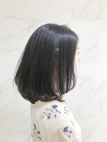 パティオン(PATIONN)&nbsp;ナチュラル前下がりボブ×オーガニックカラー【表参道青山原宿】