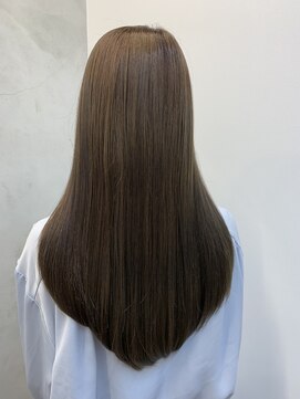 アイズム(I’sm) グレイアッシュ×憧れのサラサラロングストレート/自然な暗髪