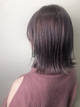 ヘアサロンエム 川越(HAIR SALON M) デザインカラー/厚めバング/ローライト/スリークボブ