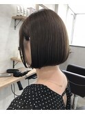 ミニボブ グレージュ