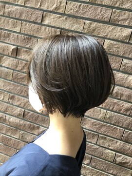 アッシュ 大泉学園店(Ash) 【横顔美人】丸みショートボブ　[40代]