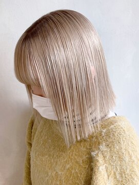 アイティー バイ アルバム 中野店(IT by ALBUM) ミルクティーベージュ_マロンベージュAラインボブ_ba319401