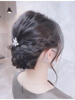 ドゥマン(Demain) 【結婚式 お呼ばれセット】アップスタイル ブライダル