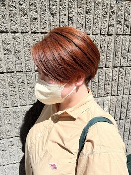 エル 横浜(eL) 【eL横浜】オレンジカラー 刈り上げ女子