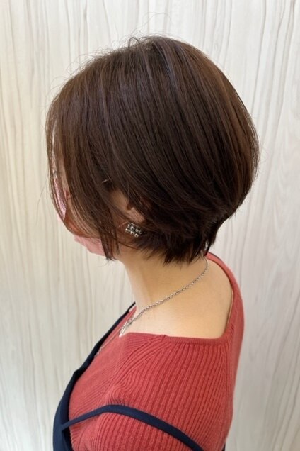 ボブ 旬ショートスクエアボブ：L091446665｜ノンスタイルノン