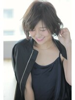 ヘアアンドメイク シークネクスト(HAIR&MAKE SeeK NEXT)&nbsp;【SeeK NEXT島貫】斜めバング×小顔ショートボブ