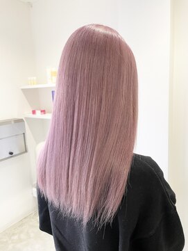 リアン バイ ヘアー(Lien by hair) ホワイトピンクベージュ