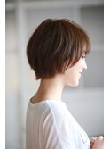 大人可愛いショートボブ