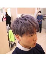 アクトプレミアヘアー栄(Act premier hair sakae) ツーブロックマッシュ　ハイライトケアブリーチ