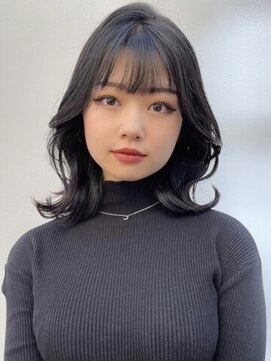 プアメリア 名古屋(Puamelia) トリートメント ブリーチなしダブルカラー 前髪縮毛矯正