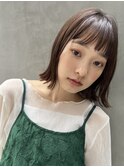 【tricca代官山】外ハネボブ/ココアブラウン