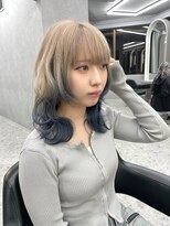 天神美容室&nbsp;天神美容室×ブリーチ×ルーツカラー