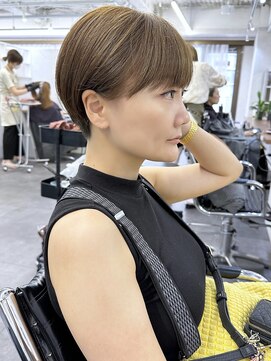 オウル(Owll) 【Owll】石田学史刈り上げマッシュ20代30代40代 ベージュカラー