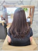 ☆ロングレイヤー/ブラウンカラー/大人レイヤー 40代50代