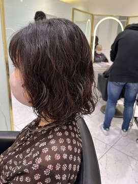 六本木美容室 白金店 ブラウンカラー