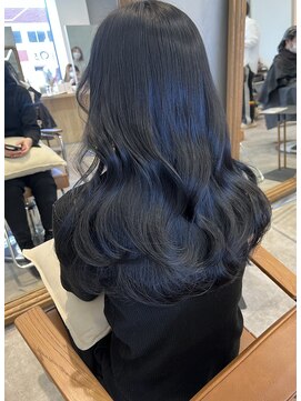 シェノン 奈良橿原店(CHAINON) 髪質改善カラー/ブルーブラック/橿原神宮前駅