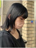 重たくならない黒髪◎ブルーブラック[梅田]
