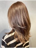 レイヤー/ベージュ/柔らかカラー