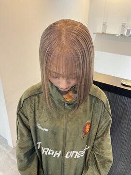 ペレ 栄店(PELE) 黒髪/ボブルフ/ネビージュ/小顔/ワンレン/栄/髪質改善/前髪