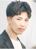 ビジネス 爽やか ニュアンスパーマ　ナチュラル 好感度ヘア