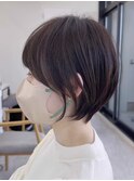 前髪カタログ/イメチェンスタイル／ウェーブパーマ/こなれミディ