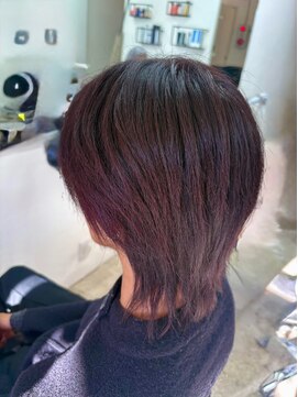 ピノ(pino.) men's cut × Cherryred color♪