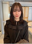 【three.中之島】艶髪グレージュ