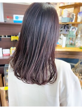 ヘアスタジオハレ(hair studio HALE) ブリーチなし!バイオレットピンクカラー☆☆