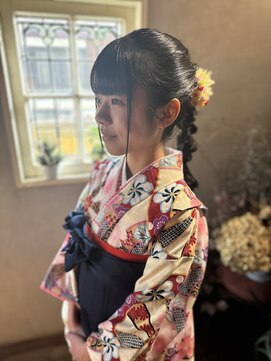 アンズガーデン(Ann's Garden) 小学生卒業式のヘア着付け