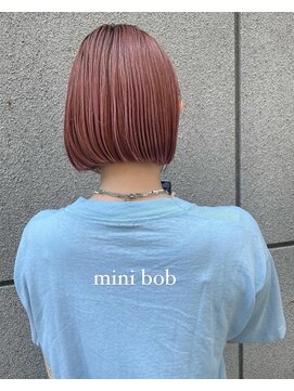 ヘアーサロンライト(hair salon Light) ミニボブ×ピンクベージュ