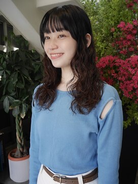 アクアオモテサンドウ(ACQUA omotesando) △癖毛風パーマレイヤーパーマロングパーマミディアムパーマ
