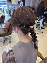 フォルテ 藤枝エピ店&nbsp;結婚式ヘアアレンジ/あみおろし/