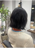ボブ　ゆるっとパーマ