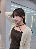 【柿本真優】圧倒的可愛い♪顔周りカット♪