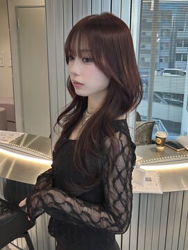 ジーナリア(Xena ria) 【RYOUICHI】ゆるふわレイヤーカット/ダークブラウン