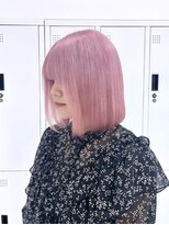 ワンズオゼ 渋谷(ONE's oze) ハイトーン/ダブルカラー/クラゲヘアー/オリーブグレー/小顔/