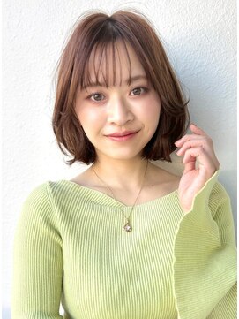 カバーヘアアンドスパ ブリス 浦和(COVER HAIR&SPA bliss) ナチュラルブラウン/内巻きボブ/大人ガーリー/透明感カラーp浦和