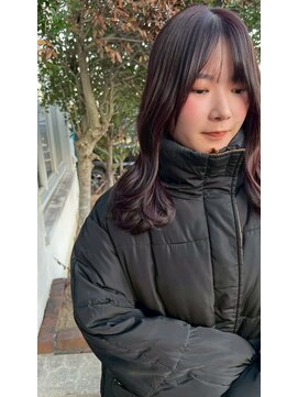 ドクターズサロン レラパール デザインレイヤー/毛先ワンカール/シースルーバング/艶カラー