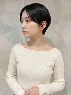 レセ 南柏店(Laissez) ハンサムショート/丸みショート/暗めカラー/小顔
