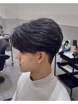 ビカムメンズヘアー 栄店(become men's hair) カルマヘア/毛流れ/センターパート