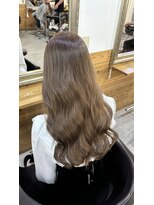 ブルー JR高槻本店(BLUE)&nbsp;ブリーチで作るミルクティーベージュ