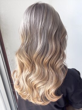 サラジュ 仁川店(SARAJU) 【カラー特化サロン】ブリーチデザイン×グラデーションカラー